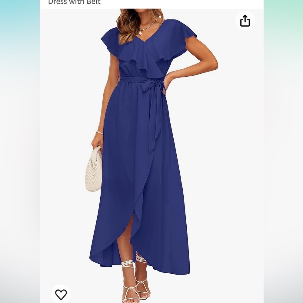 Royal blue dress